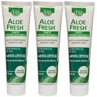 ESI Aloe Fresh Toothpaste Crystal Mint x 3